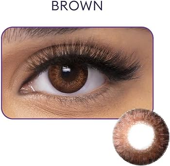 FRESHLOOK MONTHLY COLOR BLENDS CONTACT LENS (2 LENS) - BROWN