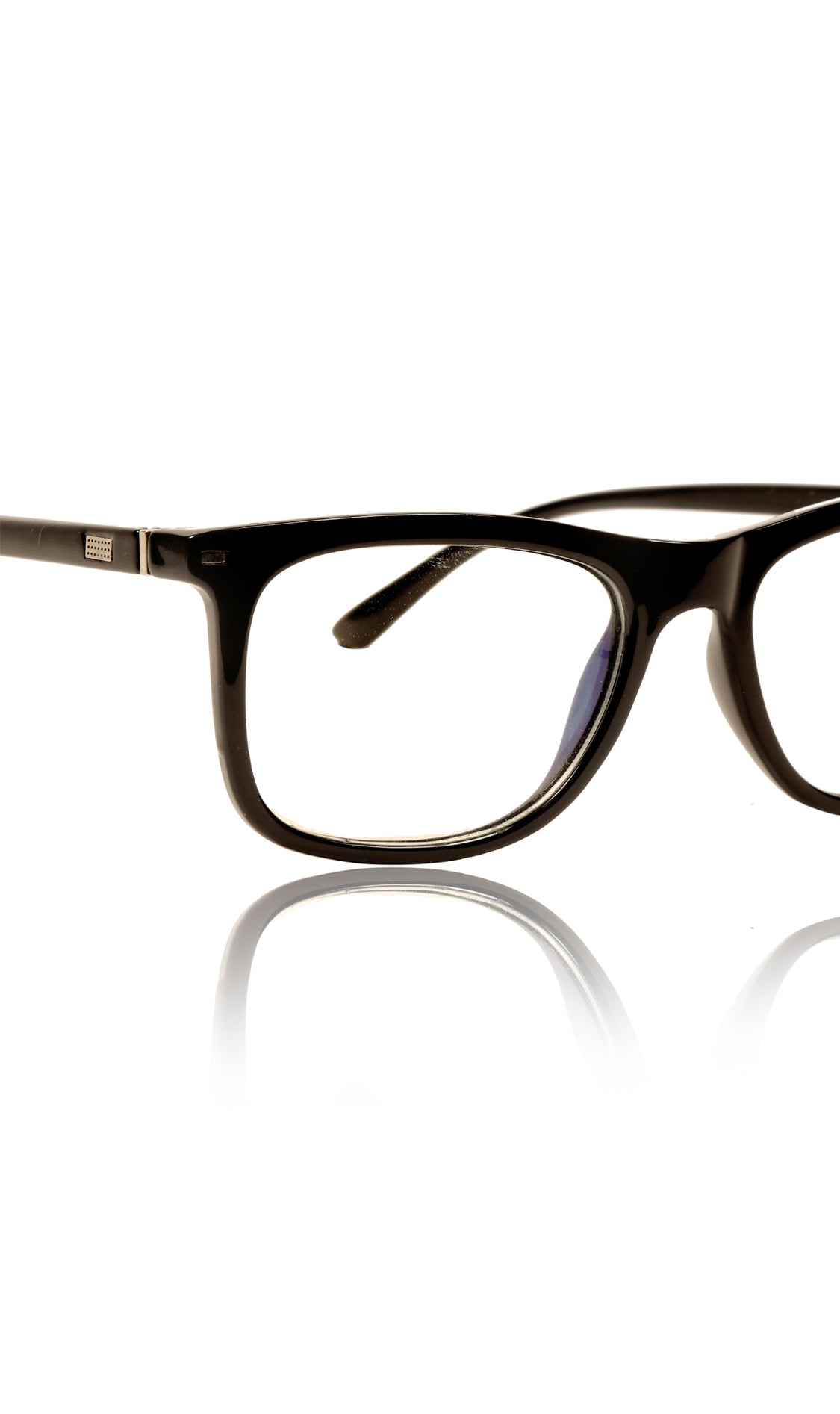 Jodykoes® Colour Frame Series Eyewears | Blue Rays Protection Warfare Stylish Spectacles With Anti Glare Eyeglasses For Men and Women Eyewears (Black) - Jodykoes ®