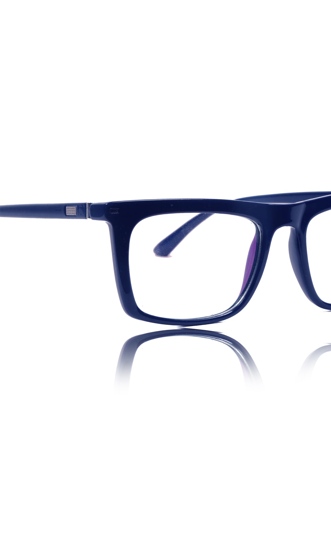 Jodykoes® Colour Frame Series Stylish Spectacle Frames for Men | Blue Rays Protection Rectangle Eyewear with Anti Glare Glasses for Men and Women (Blue) - Jodykoes ®