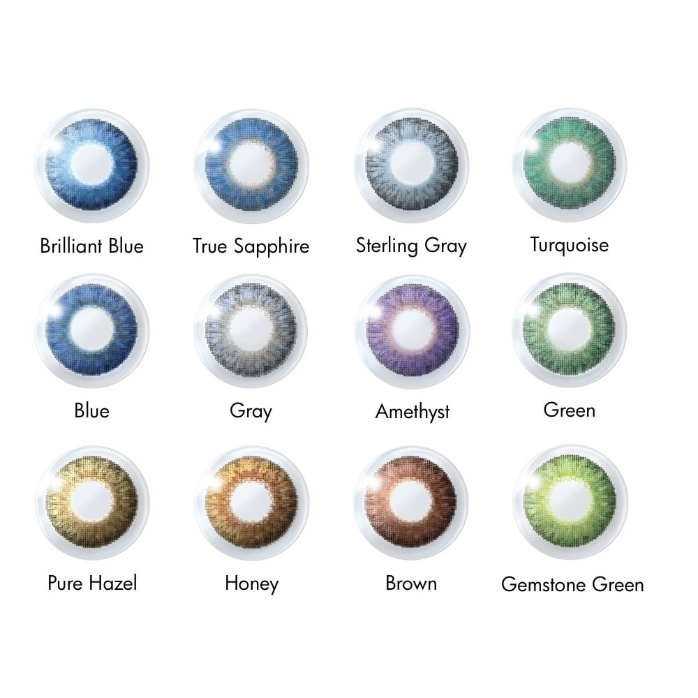 Air Optix Colors Contact Lens Power 2 Lens Box (Gray)