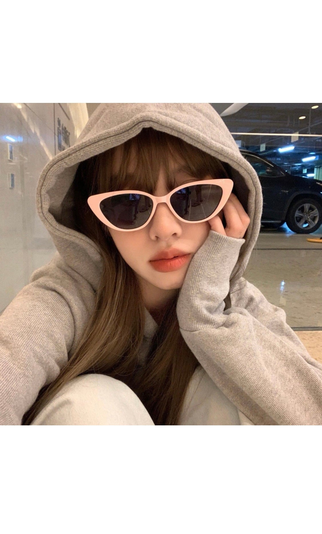 Jodykoes® Series Obsession : Trendy UV Protection, Fashionable Women's Cat Eye Sunglasses Shades (Pink)