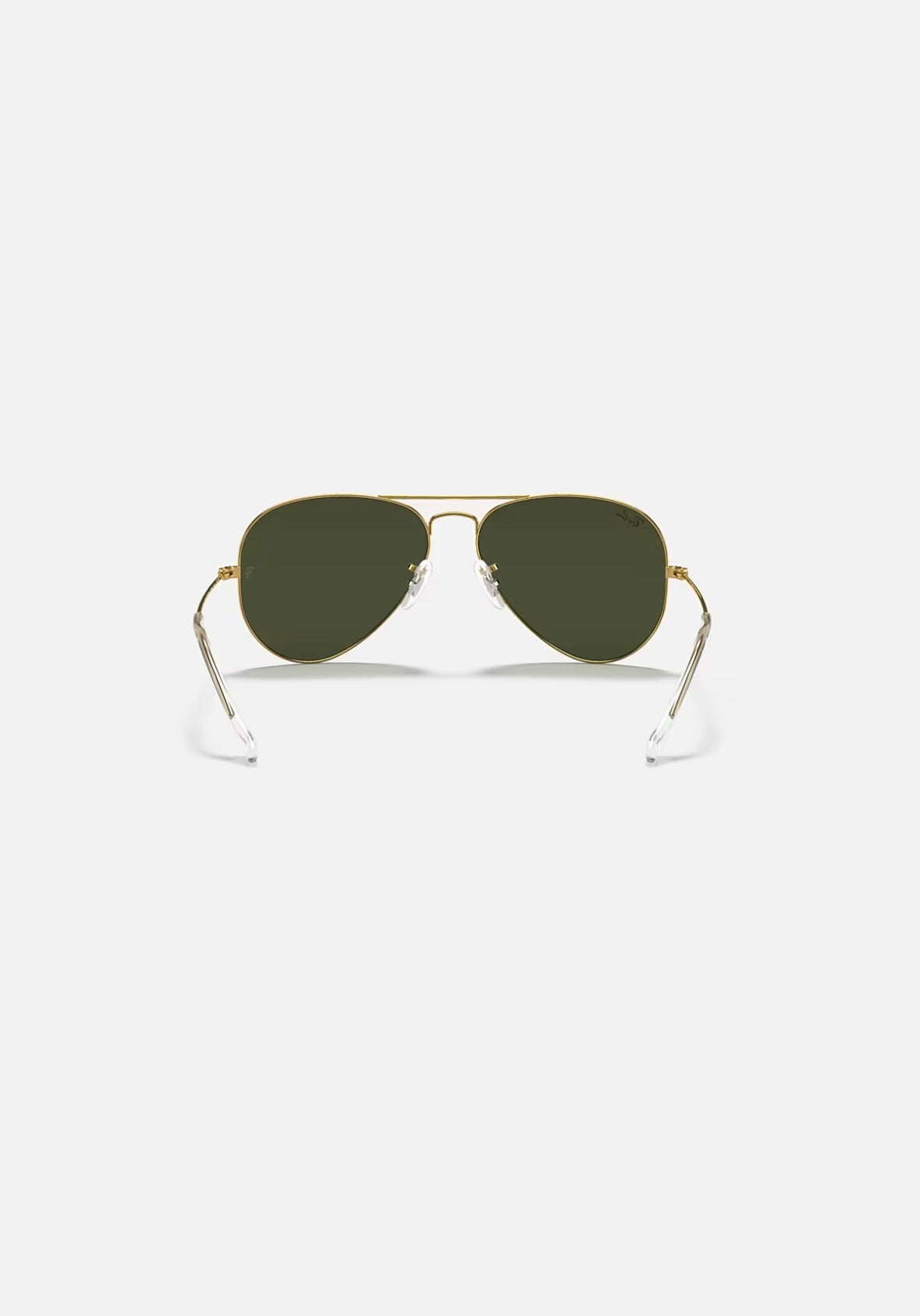 Ray-Ban Originals Classic Aviator Original RAY BAN Green Sunglass RB3025 UV Protection Eyewear Shades ( Gold and G15 )