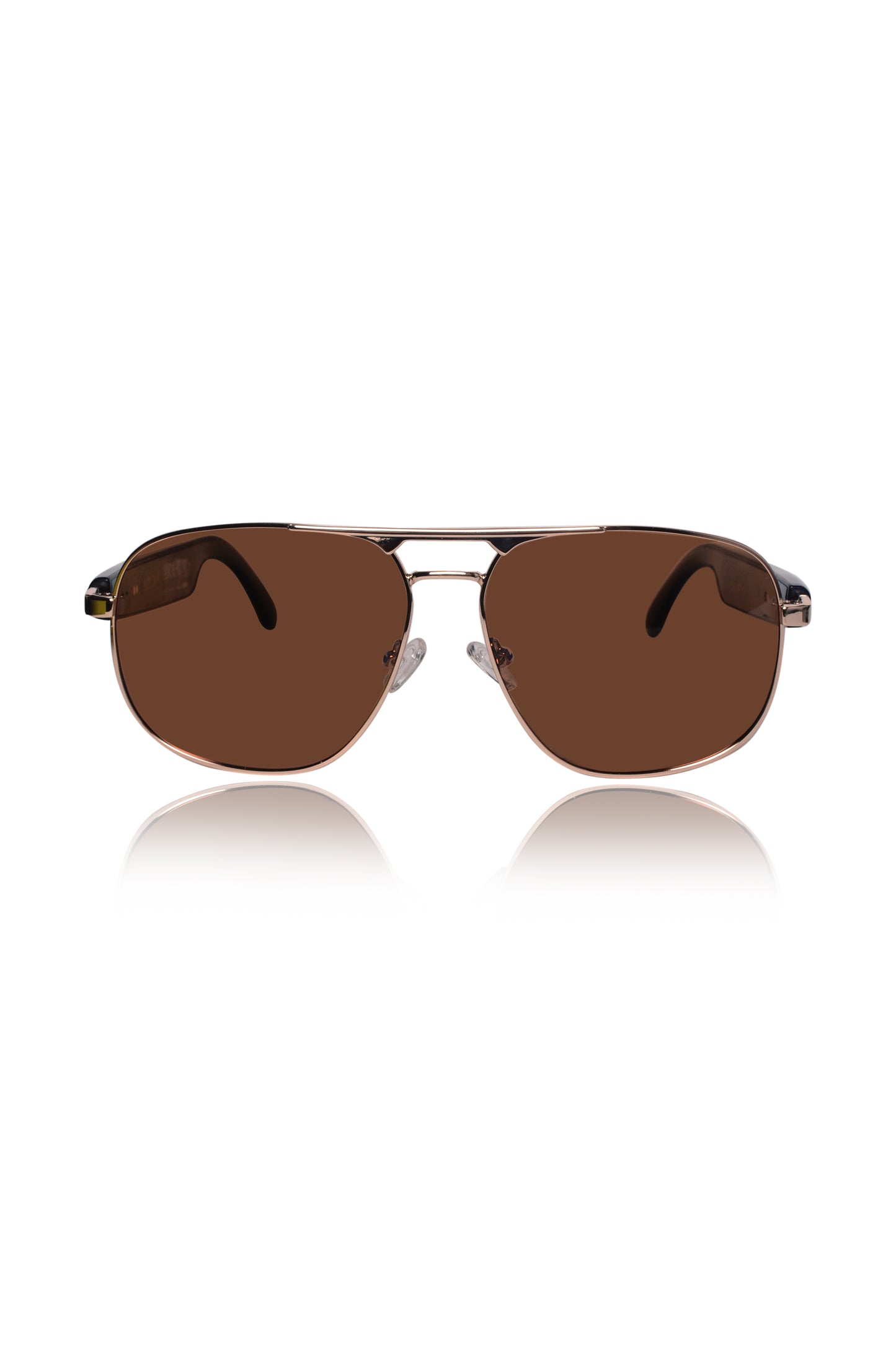 Jodykoes Smart Glasses with Built-in Speakers, Voice Assistant & Prescription Lenses | Square Bluetooth Audio Eyewear (Brown)