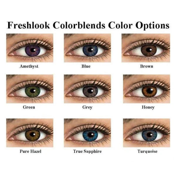 FRESHLOOK MONTHLY COLOR BLENDS CONTACT LENS (2 LENS) - BROWN