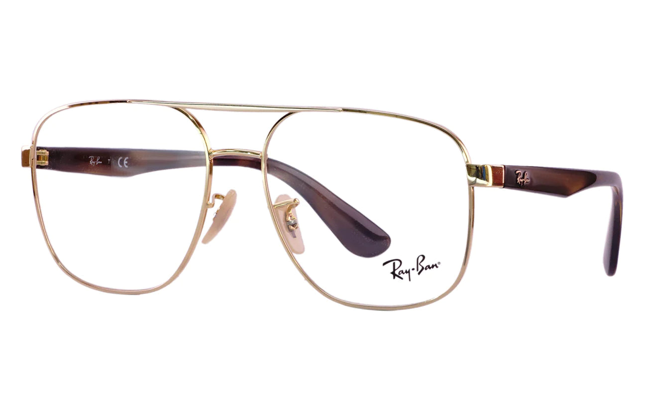 Ray-Ban RB 6476I 2500 56 Gold Eyewear Frame - Jodykoes ®