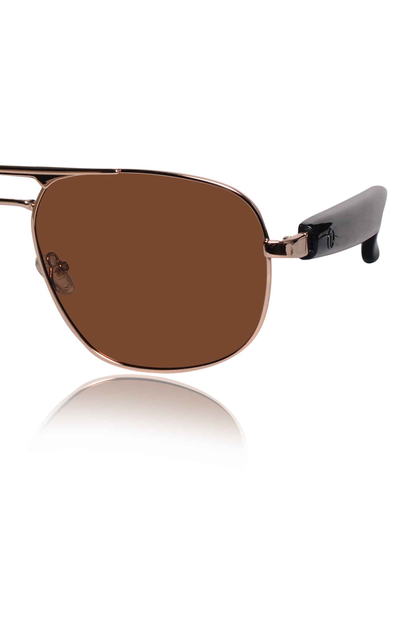 Jodykoes Smart Glasses with Built-in Speakers, Voice Assistant & Prescription Lenses | Square Bluetooth Audio Eyewear (Brown)