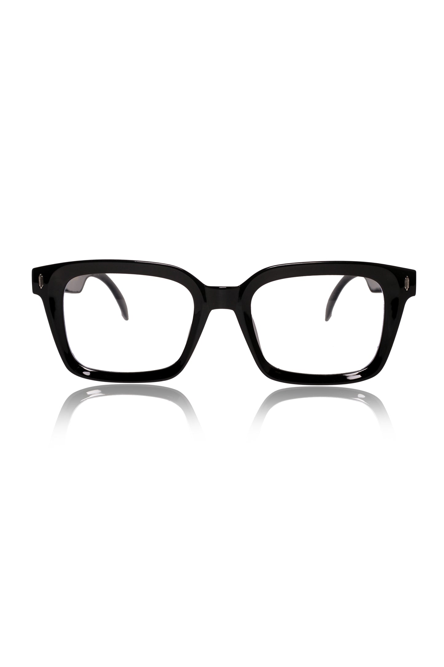 Jodykoes Smart Glasses with Built-in Speakers, Voice Assistant & Prescription Lenses | Square Bluetooth Audio Eyewear (Black)