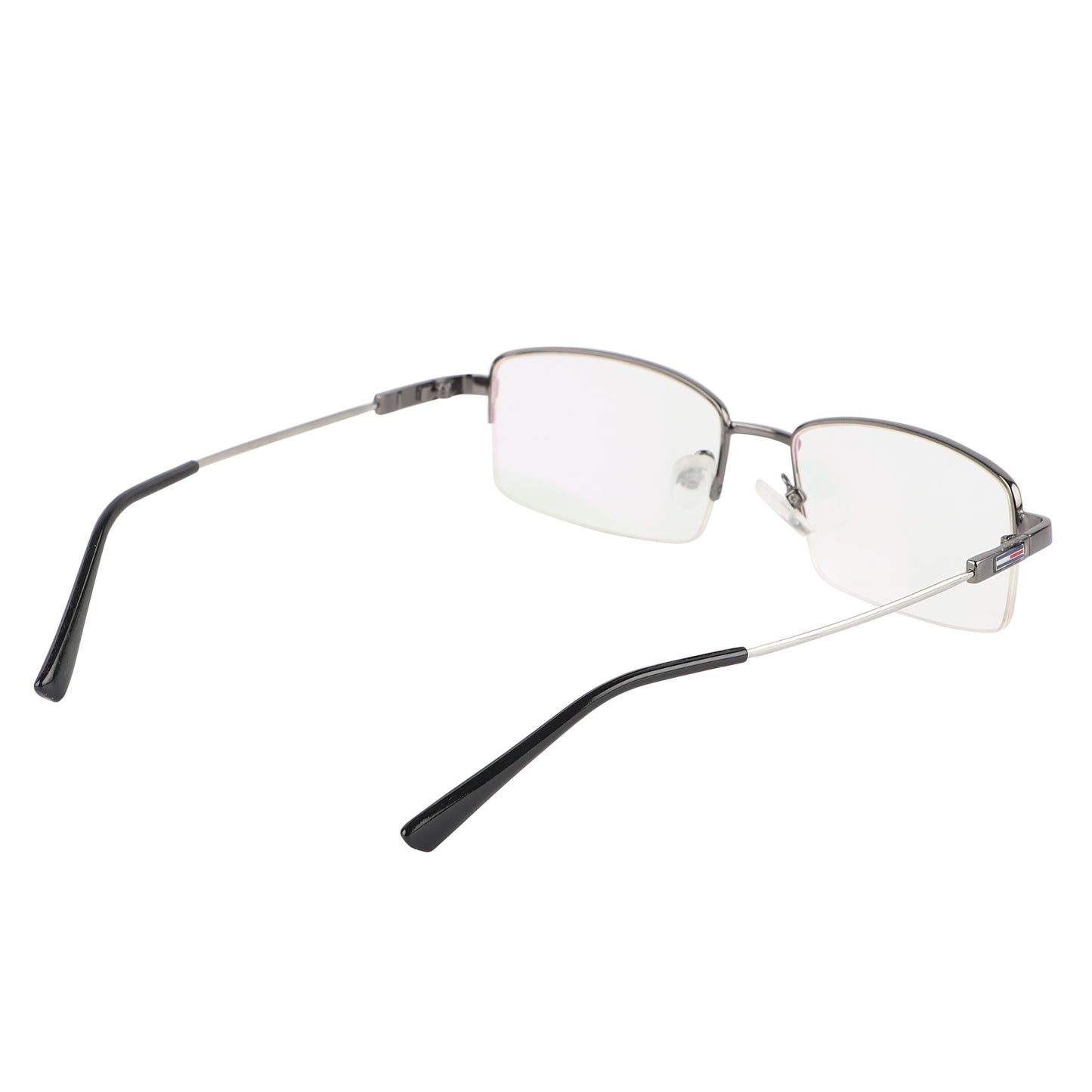 Jodykoes Flexible Arms Metal Half Rim Frame (Grey) - Jodykoes ®