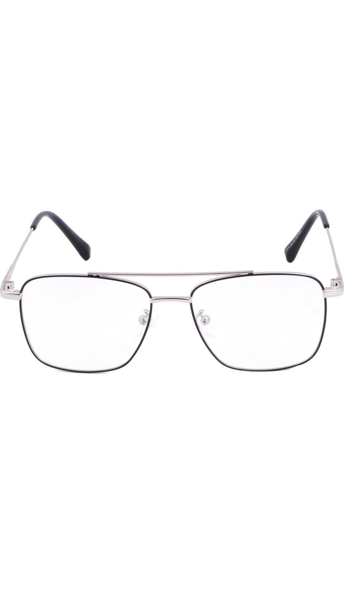 Jodykoes Premium Looking Metal Square Frame (Black & Silver) - Jodykoes ®
