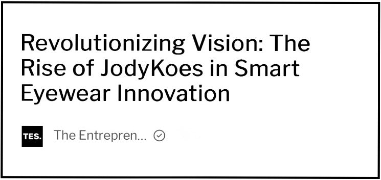 Jodykoes Makes Headlines in Entrepreneur Story on DailyHunt