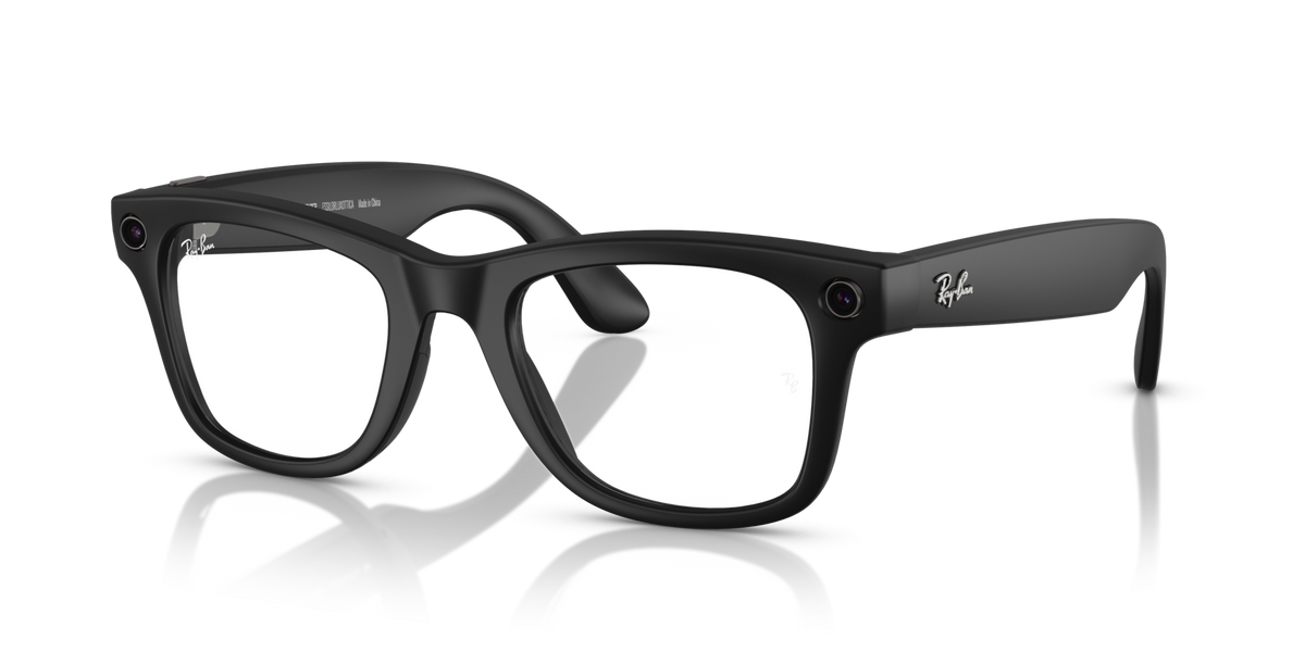 Ray-Ban Meta AI RW4006 (Wayfarer) Spectacle Black with Transitions Large