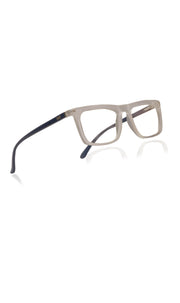 Jodykoes® Colour Frame Series Stylish Spectacle Frames for Men | Blue Rays Protection Rectangle Eyewear with Anti Glare Glasses for Men and Women (Matte Transparent)