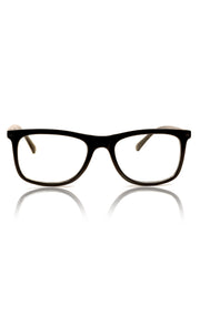 Jodykoes® Colour Frame Series Eyewears | Blue Rays Protection Warfare Stylish Spectacles With Anti Glare Eyeglasses For Men and Women Eyewears (Black)