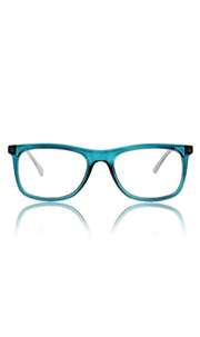Jodykoes® Colour Frame Series Eyewears | Blue Rays Protection Warfare Stylish Spectacles With Anti Glare Eyeglasses For Men and Women Eyewears (Turquoise Blue)