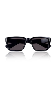 Jodykoes® Premium Series Rectangle UV Protection Sunglasses | Fashionable Sun Shades Comfortable Eyewear Eyeglasses for Men and Women (Black)