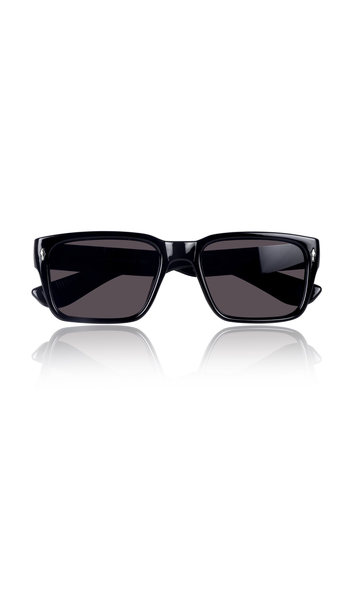 Jodykoes® Premium Series Rectangle UV Protection Sunglasses | Fashionable Sun Shades Comfortable Eyewear Eyeglasses for Men and Women (Black)