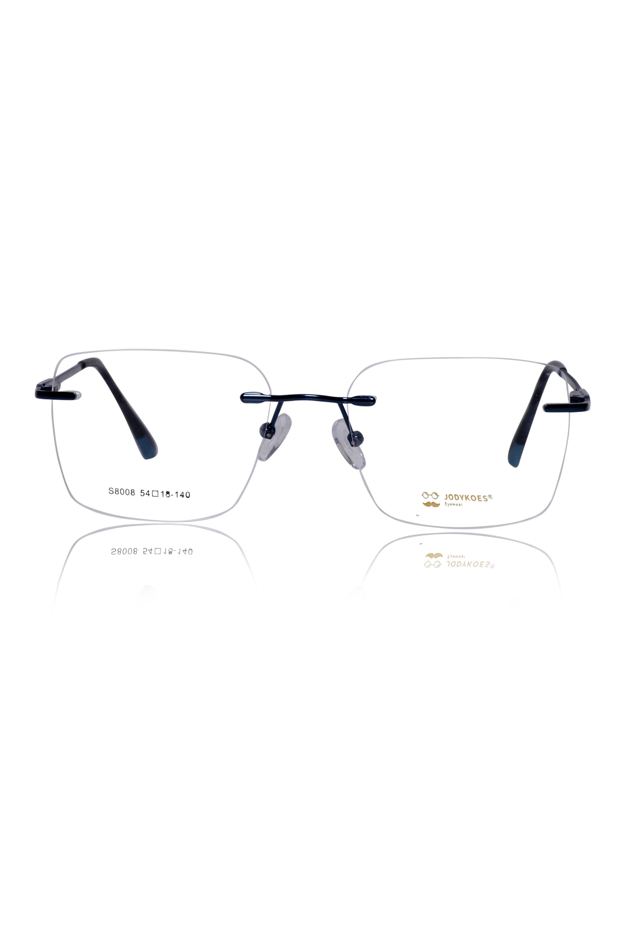 Jodykoes Square Signature Rimless Frame (Blue)