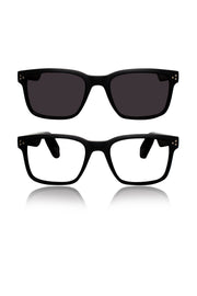 Jodykoes Square Smart Sunglasses Attachment with Speaker and Voice Assistant