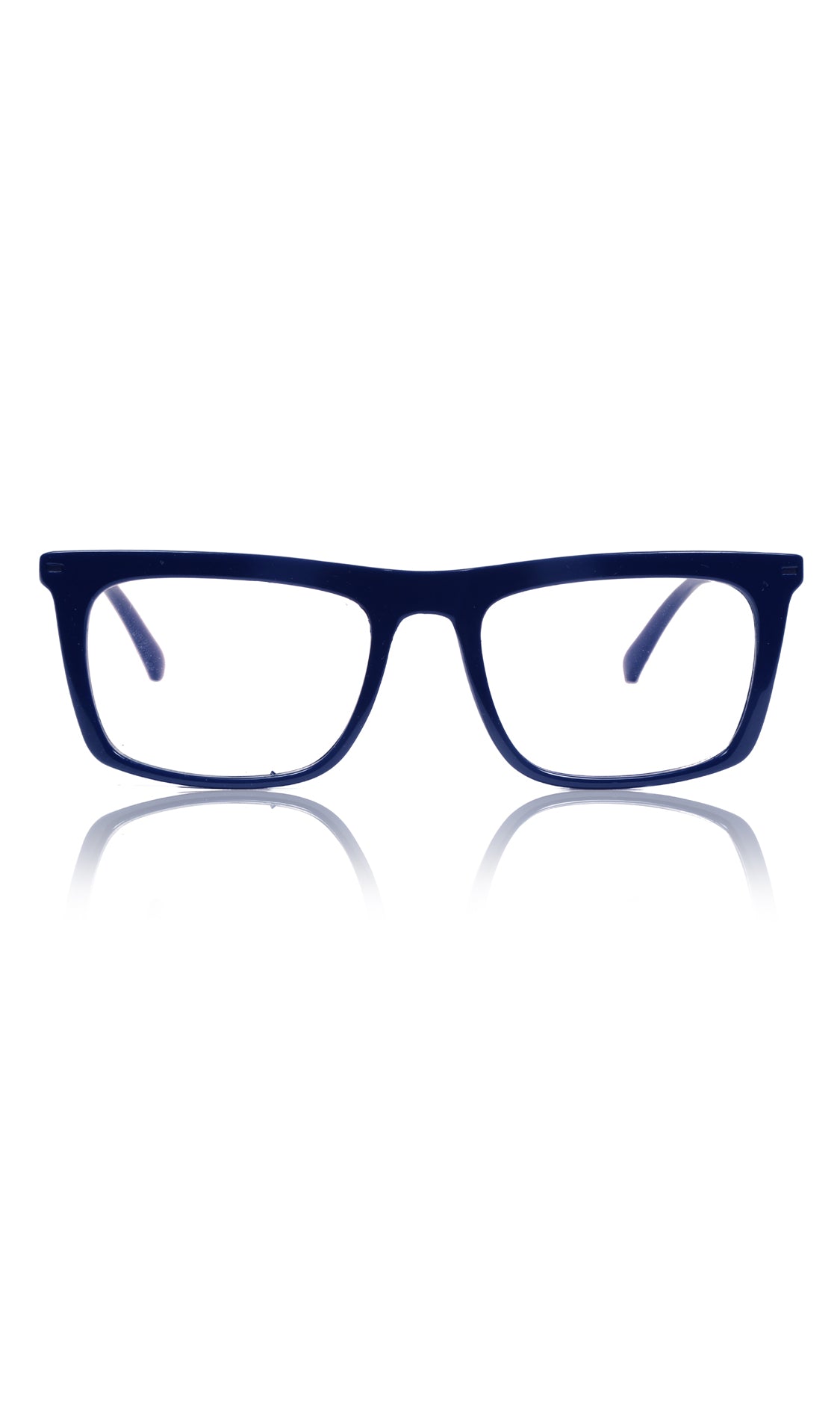 Jodykoes® Colour Frame Series Stylish Spectacle Frames for Men | Blue Rays Protection Rectangle Eyewear with Anti Glare Glasses for Men and Women (Blue)