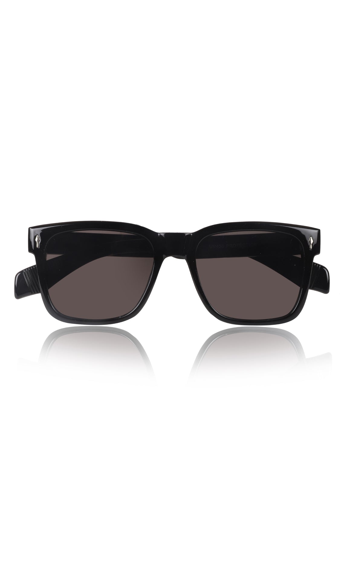 Jodykoes® Premium Series Square UV Protection Sunglasses | Fashionable Sun Shades Comfortable Eyewear Eyeglasses for Men and Women (Black)