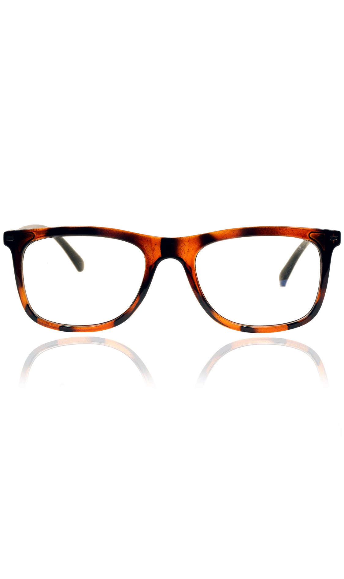 Jodykoes® Colour Frame Series Eyewears | Blue Rays Protection Warfare Stylish Spectacles With Anti Glare Eyeglasses For Men and Women Eyewears (Leopard Print)