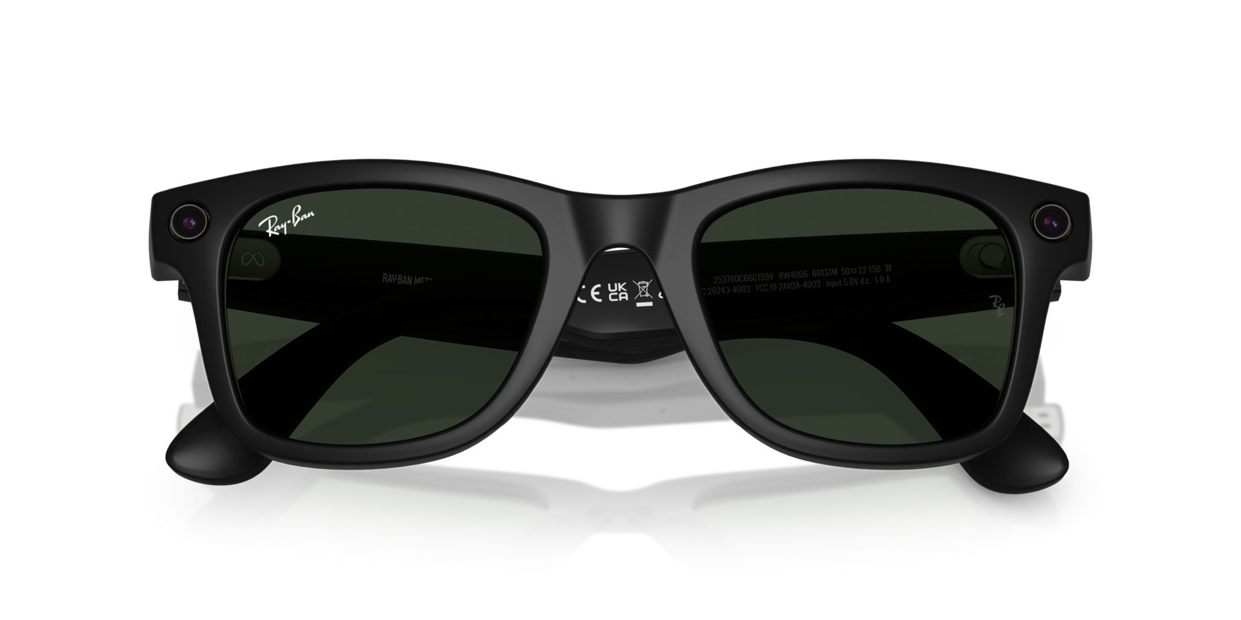 Ray-Ban Meta AI RW4006 (Wayfarer) Spectacle Black with Transitions Large