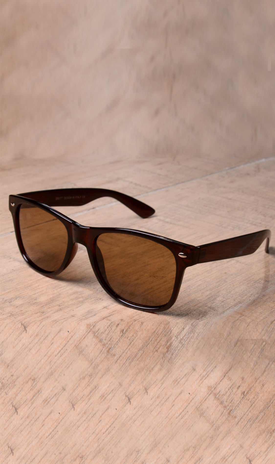 Jodykoes® Stylish Looking Fashionable UV Protection Sunglasses Wayfare Shape Eyeshades For Men and Women (Brown)
