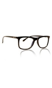 Jodykoes® Colour Frame Series Eyewears | Blue Rays Protection Warfare Stylish Spectacles With Anti Glare Eyeglasses For Men and Women Eyewears (Black)