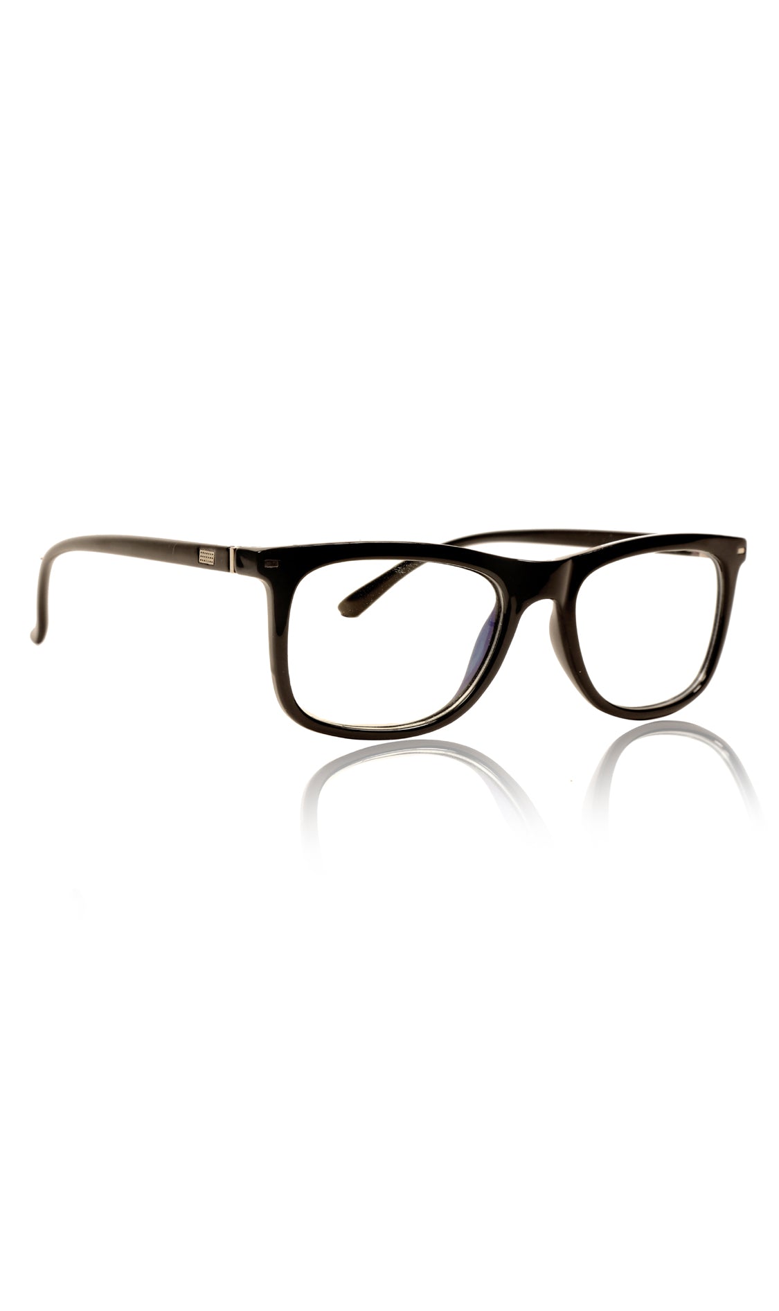 Jodykoes® Colour Frame Series Eyewears | Blue Rays Protection Warfare Stylish Spectacles With Anti Glare Eyeglasses For Men and Women Eyewears (Black)