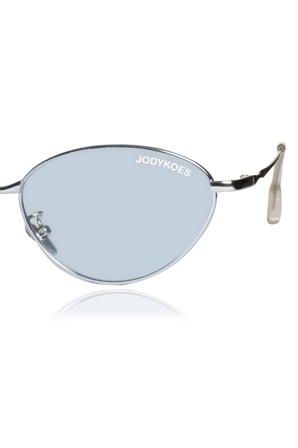 Jodykoes Legacy Metal Cat Eye Sunglasses – UV400 Protection (Blue)
