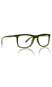 Jodykoes® Colour Frame Series Eyewears | Blue Rays Protection Wayfare Stylish Spectacles With Anti Glare Eyeglasses For Men and Women Eyewears (Leaf Green)