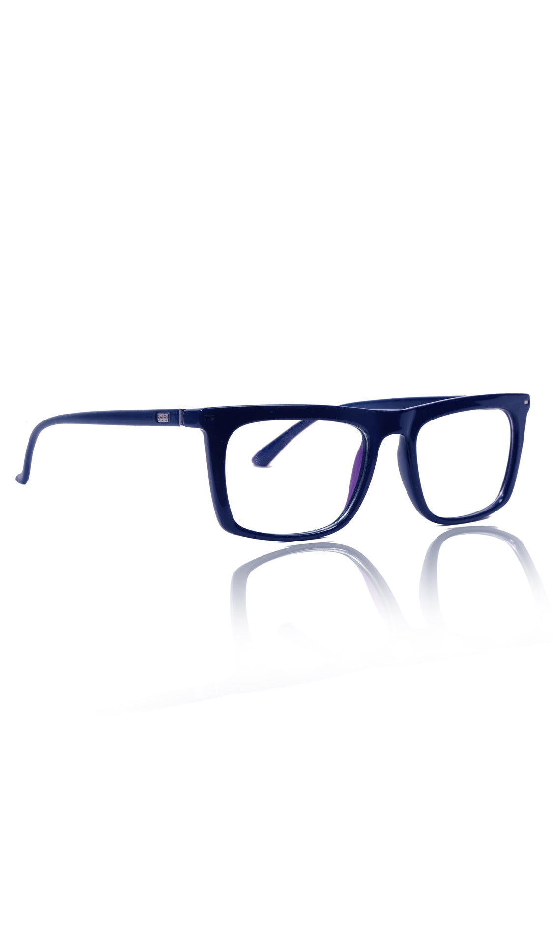 Jodykoes® Colour Frame Series Stylish Spectacle Frames for Men | Blue Rays Protection Rectangle Eyewear with Anti Glare Glasses for Men and Women (Blue)