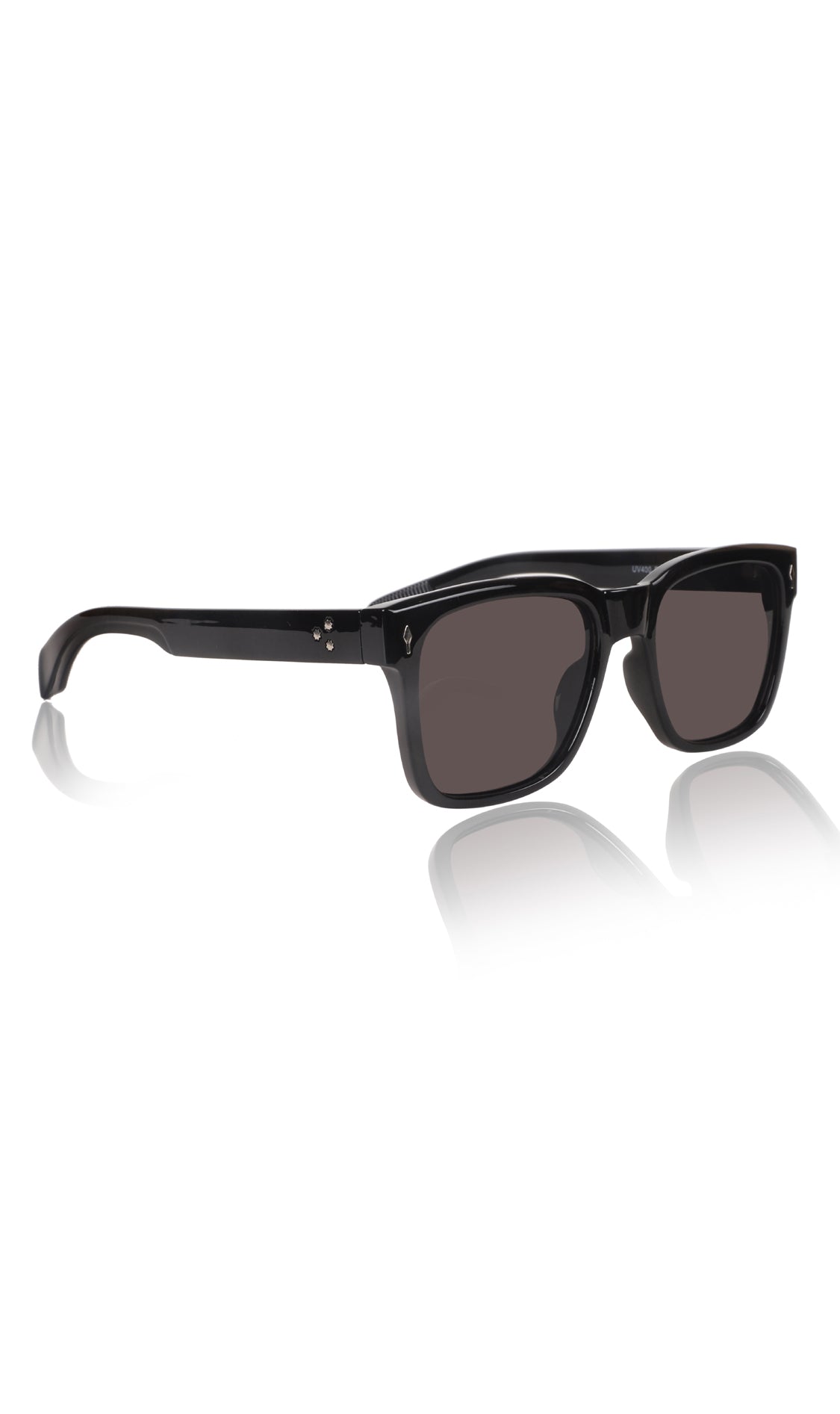 Jodykoes® Premium Series Square UV Protection Sunglasses | Fashionable Sun Shades Comfortable Eyewear Eyeglasses for Men and Women (Black)