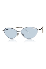 Jodykoes Legacy Metal Cat Eye Sunglasses – UV400 Protection (Blue)
