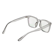 Jodykoes Square Transparent Type Look Stylish Frame (Grey Transparent)