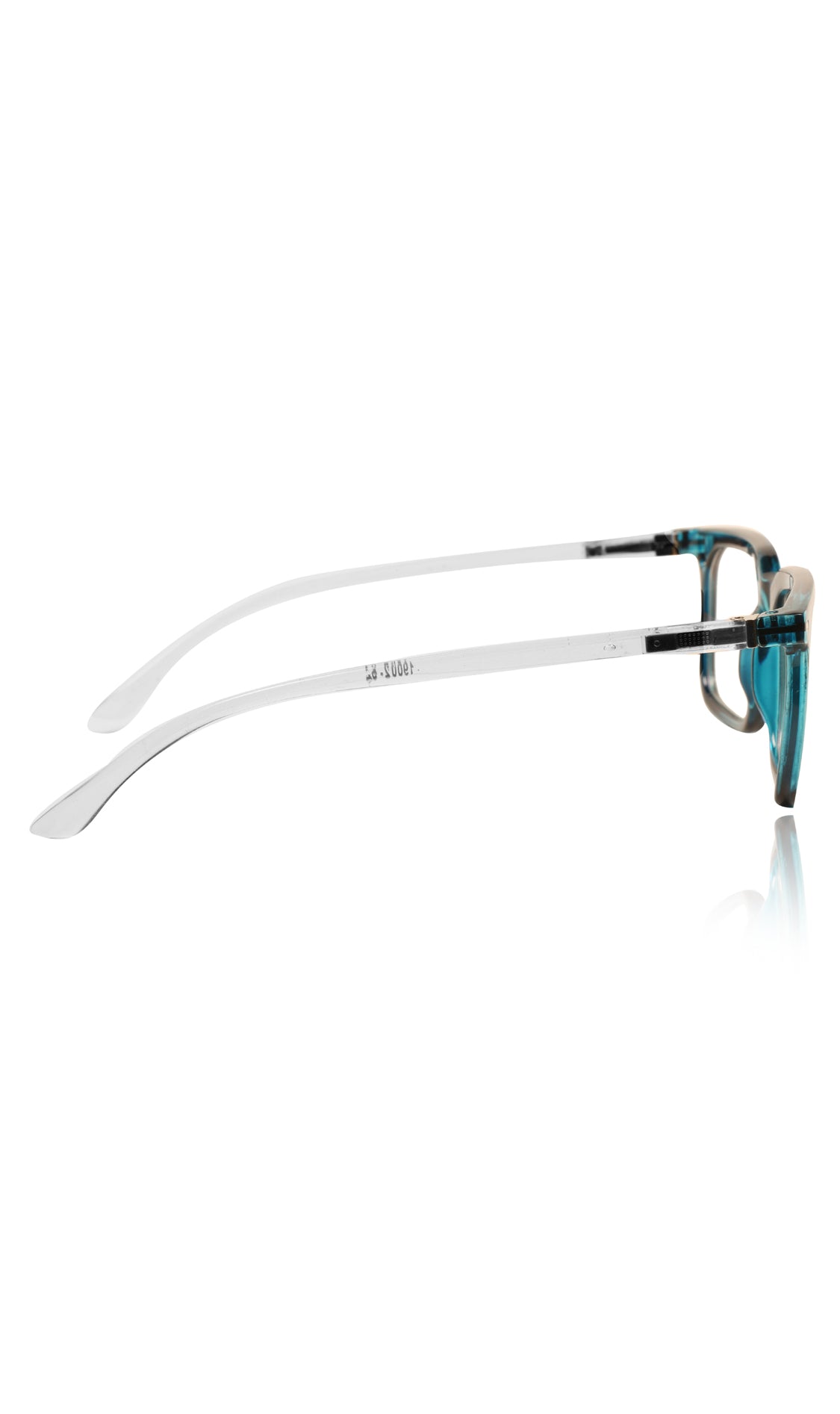 Jodykoes® Colour Frame Series: Stylish Square Spectacle Frames with Blue Ray Protection and Anti-Glare Glasses for Men and Women (Turquoise Blue)