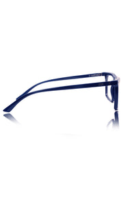 Jodykoes® Colour Frame Series Stylish Spectacle Frames for Men | Blue Rays Protection Rectangle Eyewear with Anti Glare Glasses for Men and Women (Blue)