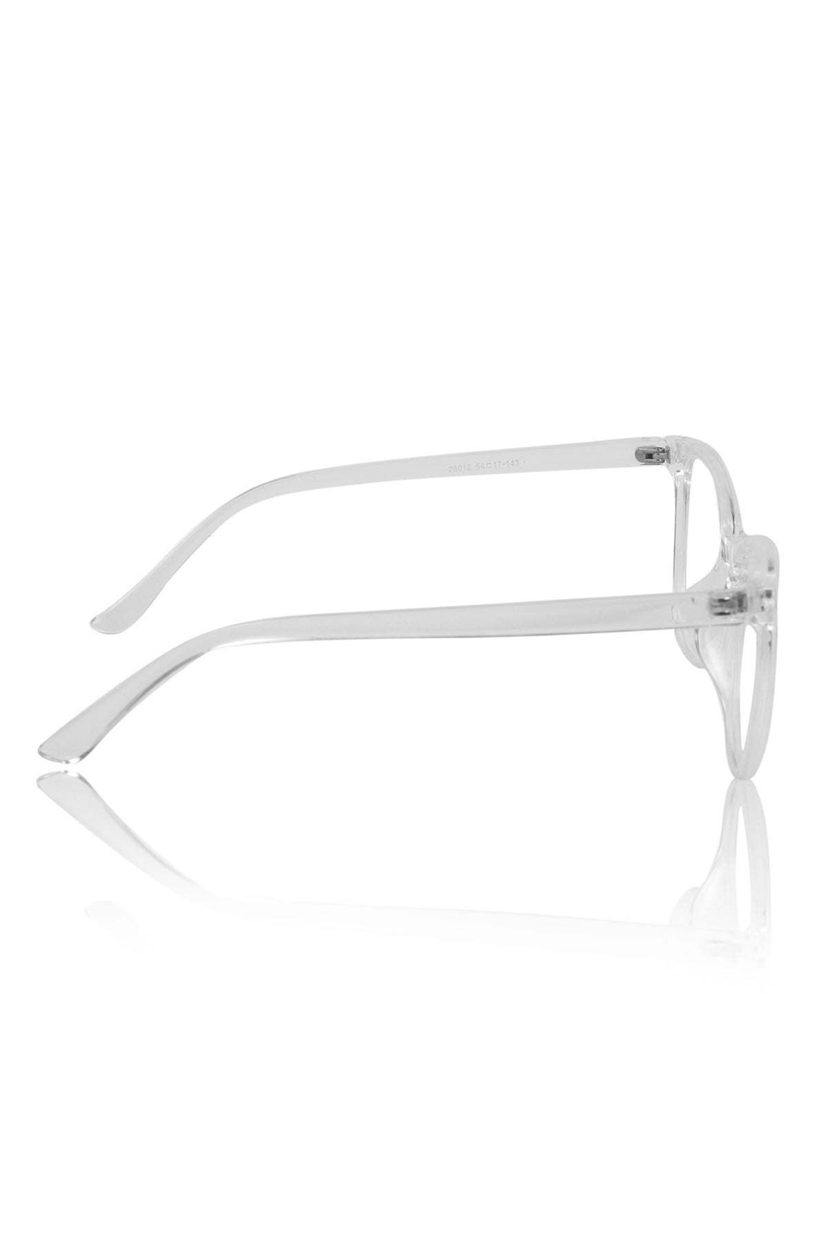 Jodykoes® Stylish Looking Over size Cat Eye Spectcale Frame | Anti Glare Computer Protection Eyewear Eyeglasses For Women (Transparent)