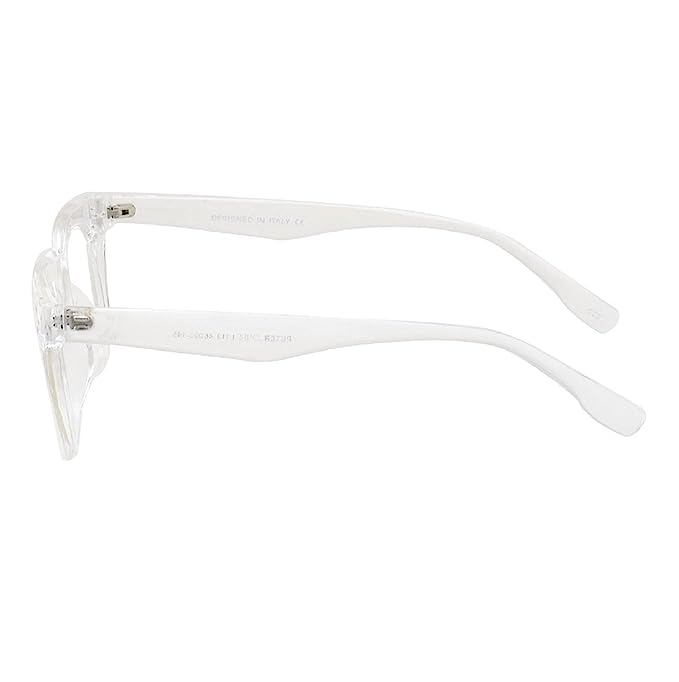 Jodykoes® Nerdy Vintage Design Bold Thick Zero Power Computer Glasses With Anti Glare For Men and Women Frames Spectacles Eyeglasses (Transparent)