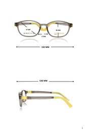 Jodykoes Kids TR90 Eyeglass Frames | Lightweight Flexible Kids Spectacle Frames (Grey)