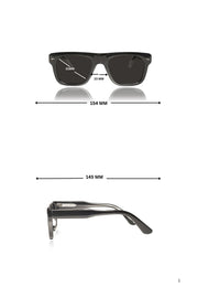 Jodykoes Legacy Premium Square Polarized Pure Acetate Sunglasses