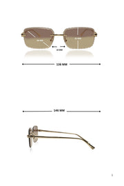 Jodykoes Legacy Rimless Sunglasses | UV400 Protection | Lightweight Stylish Eyewear