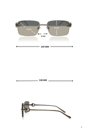 Jodykoes Legacy Rimless Sunglasses | UV400 Protection | Lightweight Stylish Eyewear