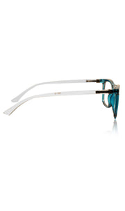 Jodykoes® Colour Frame Series Eyewears | Blue Rays Protection Warfare Stylish Spectacles With Anti Glare Eyeglasses For Men and Women Eyewears (Turquoise Blue)