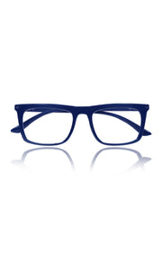 Jodykoes® Colour Frame Series Stylish Spectacle Frames for Men | Blue Rays Protection Rectangle Eyewear with Anti Glare Glasses for Men and Women (Blue)