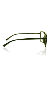 Jodykoes® Colour Frame Series Eyewears | Blue Rays Protection Square Stylish Spectacles With Anti Glare Eyeglasses For Men and Women Eyewears (Leaf green)