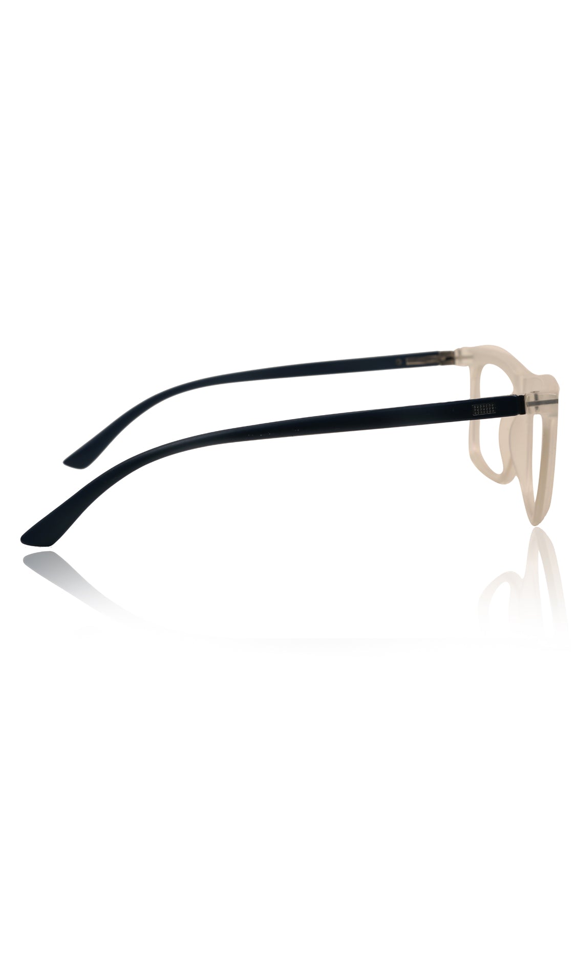 Jodykoes® Colour Frame Series Stylish Spectacle Frames for Men | Blue Rays Protection Rectangle Eyewear with Anti Glare Glasses for Men and Women (Matte Transparent)