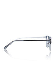 Jodykoes® Premium Series Classic Vintage Eyewear Eyeglasses Spectacles with Blue Light Anti Glare Glasses Frame for Men and Women (Transparent)