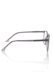 Jodykoes® Premium Series Pure Acetate Sheet Rectangle Eyewear Frame | Modern Fashionable Trending Spectacle Eyeglasses For Men and Women (Ash Grey)