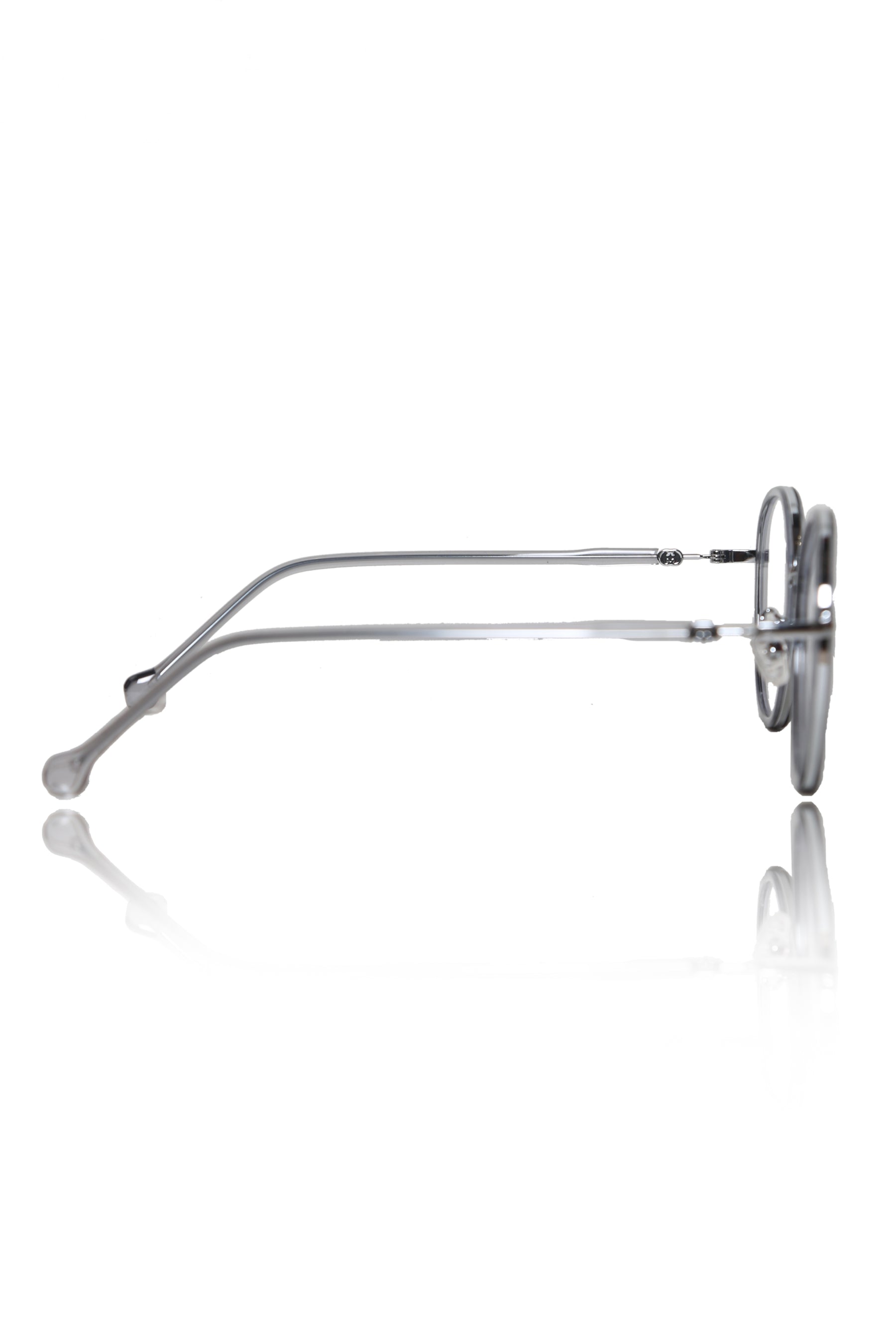 Jodykoes® Premium Series Round Eyewear Eyeglasses Spectacles Frame for Men and Women (Grey)
